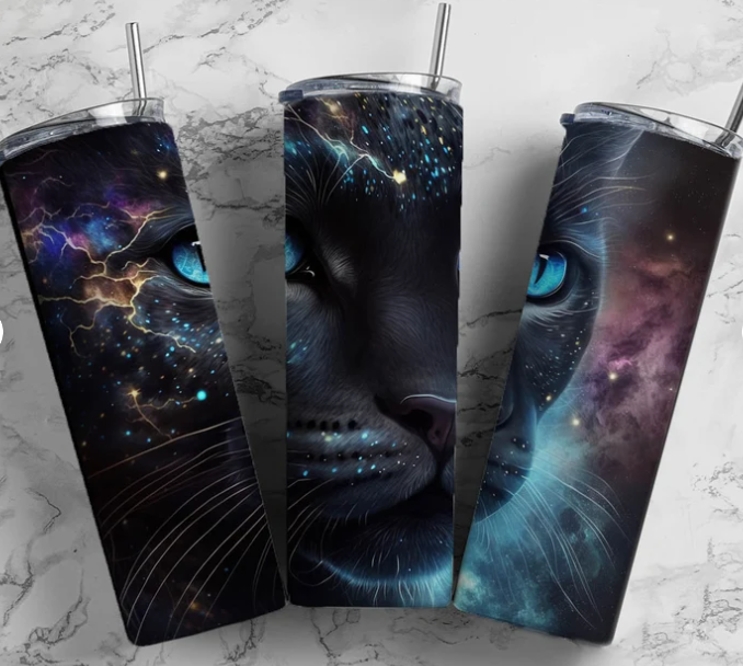 Celestial Cat Universe Tumbler 20oz