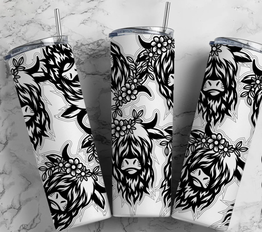 Highland Cows Tumbler 20oz