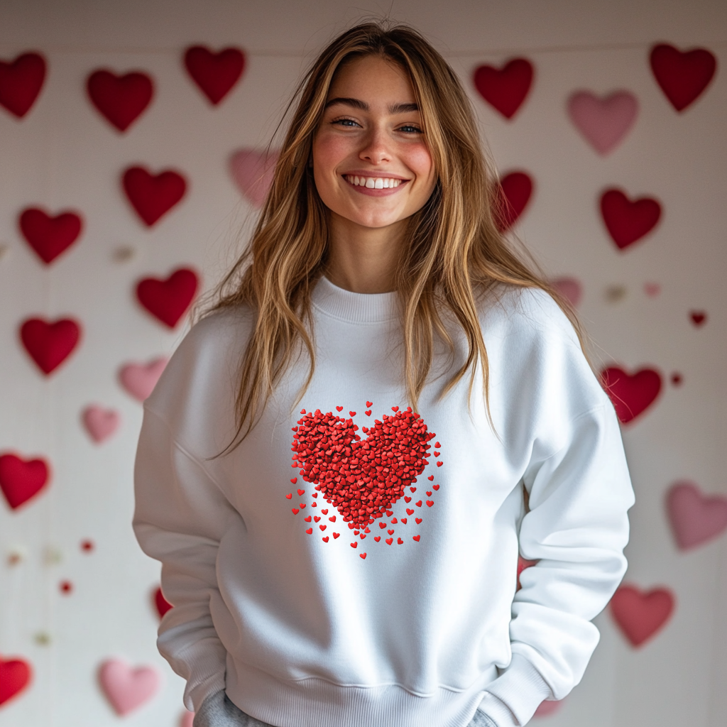 Tiny Little hearts makes a Big One - Unisex Premium Sweatshirt