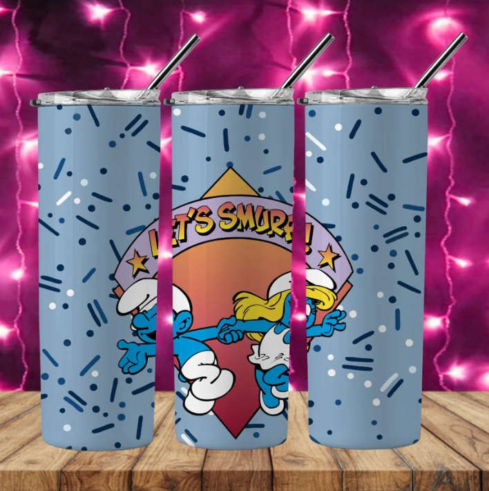 Animation Smurfs Tumbler 20oz
