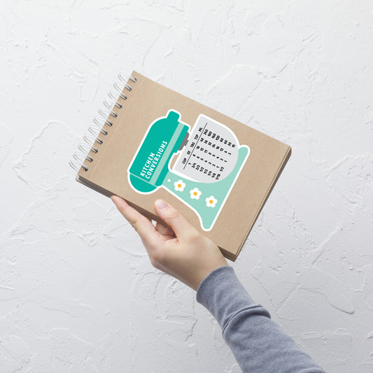Measurements Cooking sticker
