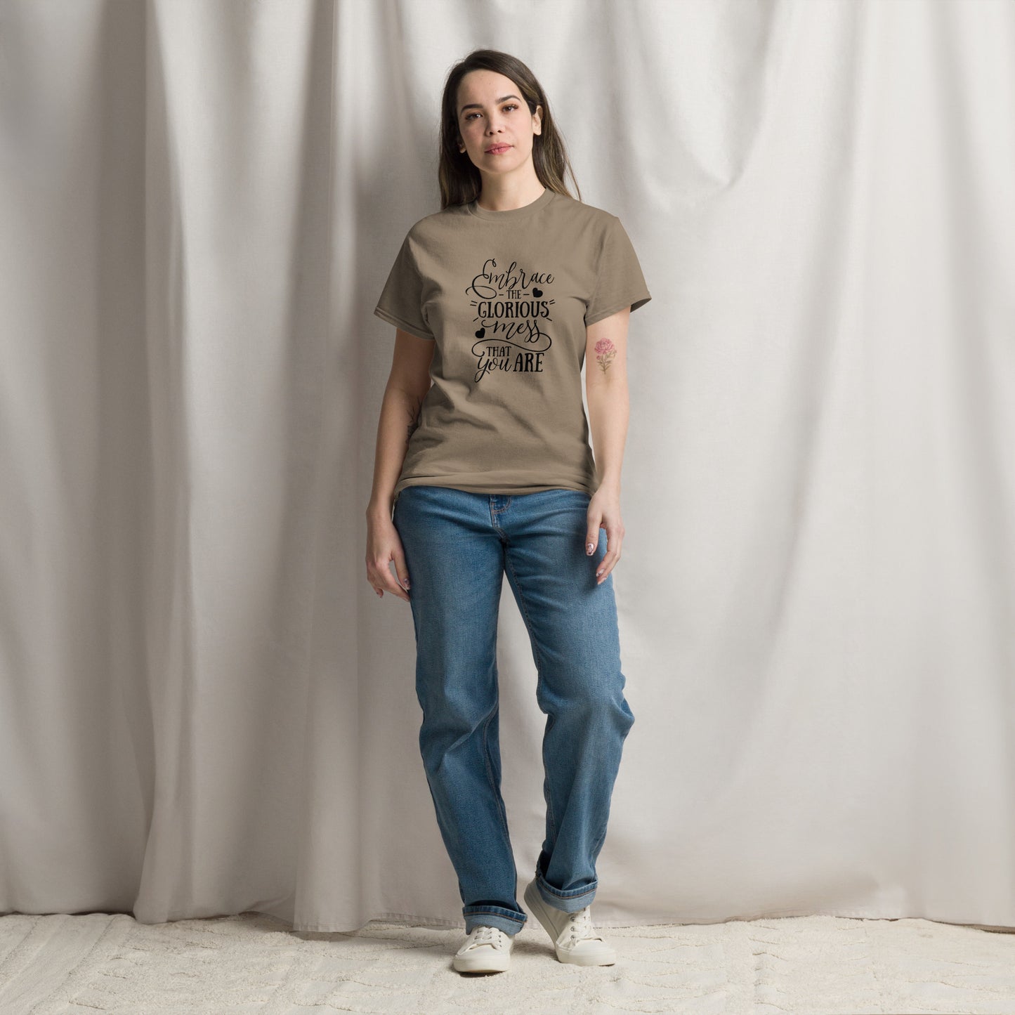 Embrace the mess you are Unisex classic tee