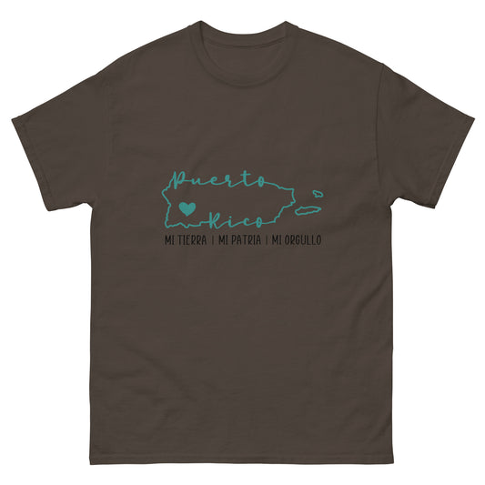 Puerto Rico Mi Orgullo Mi Tierra Unisex classic tee