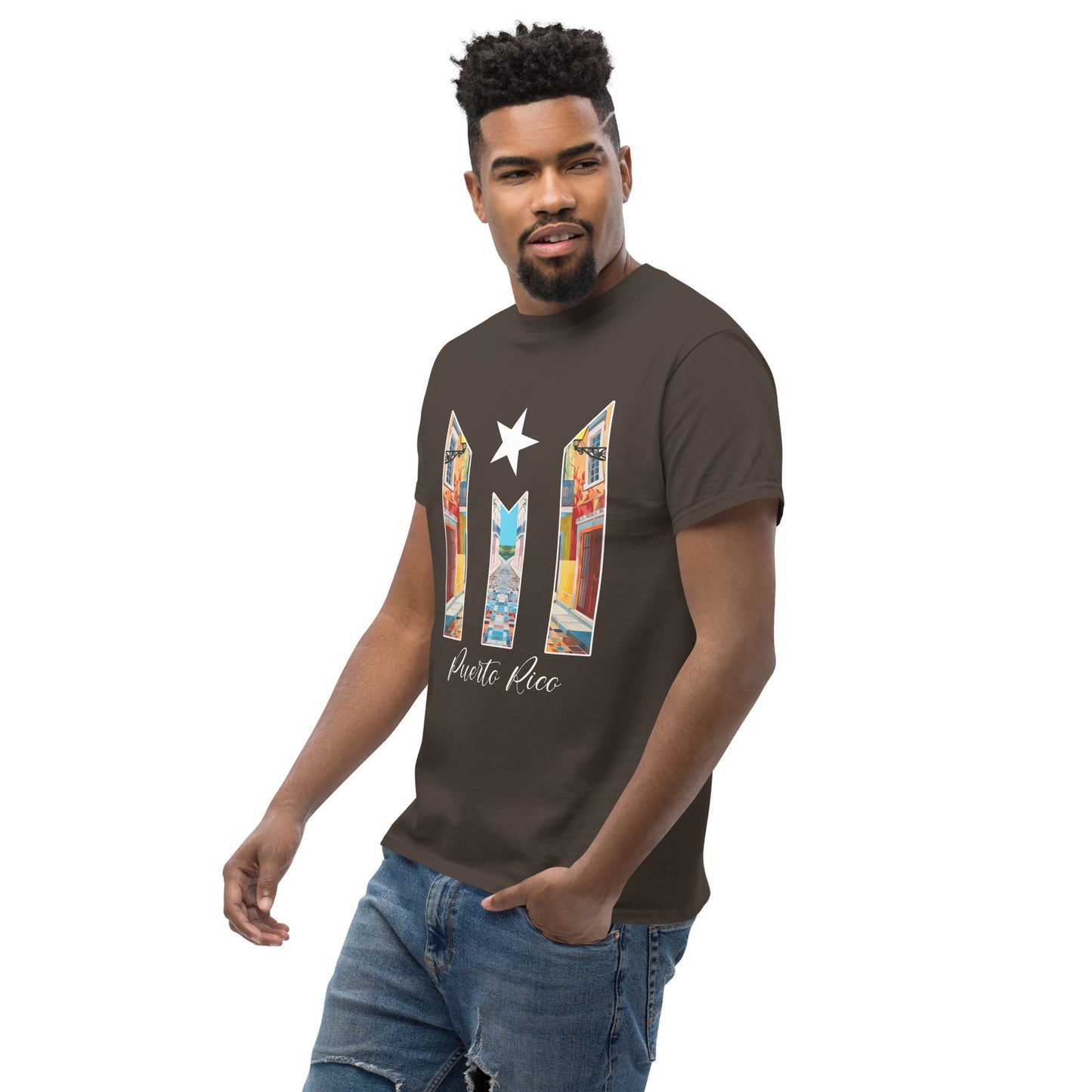 Puerto Rico Bandera Old San Juan Unisex classic tee