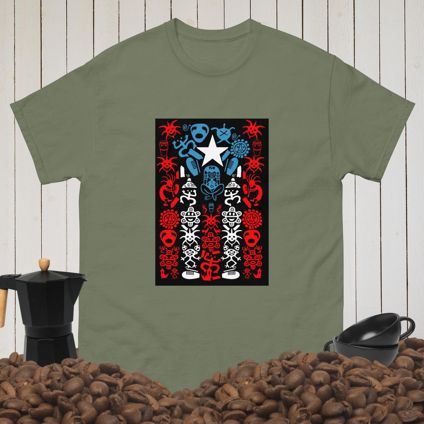 Puerto Rico Flag Unisex classic tee