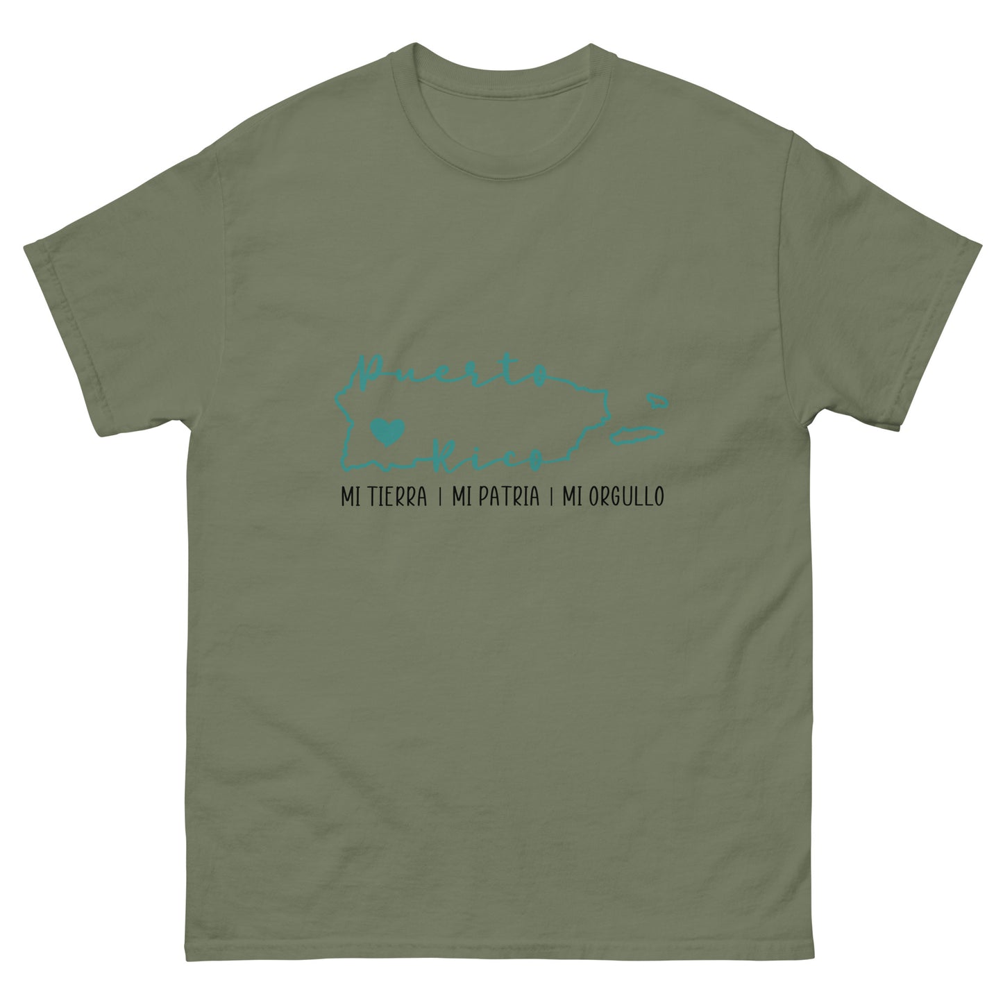 Puerto Rico Mi Orgullo Mi Tierra Unisex classic tee