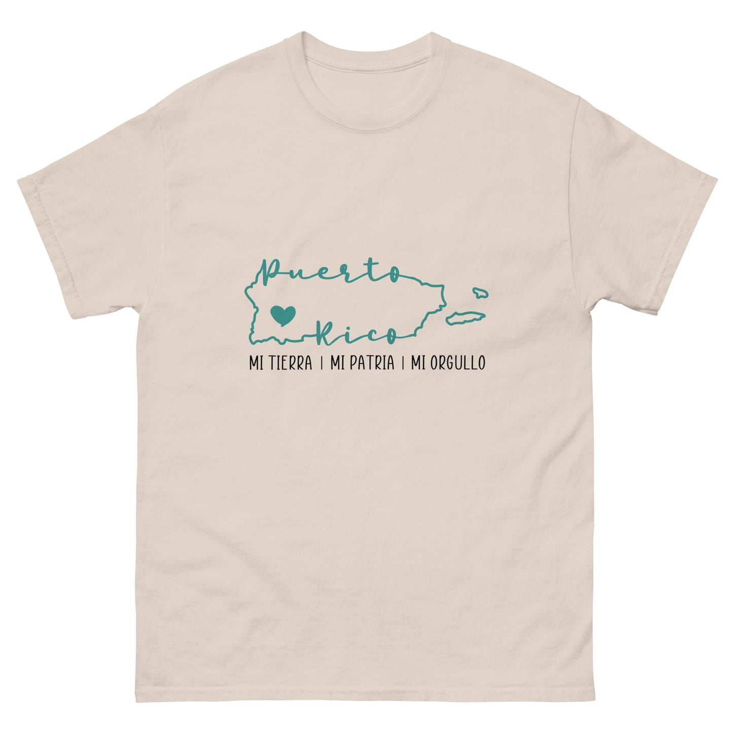 Puerto Rico Mi Orgullo Mi Tierra Unisex classic tee