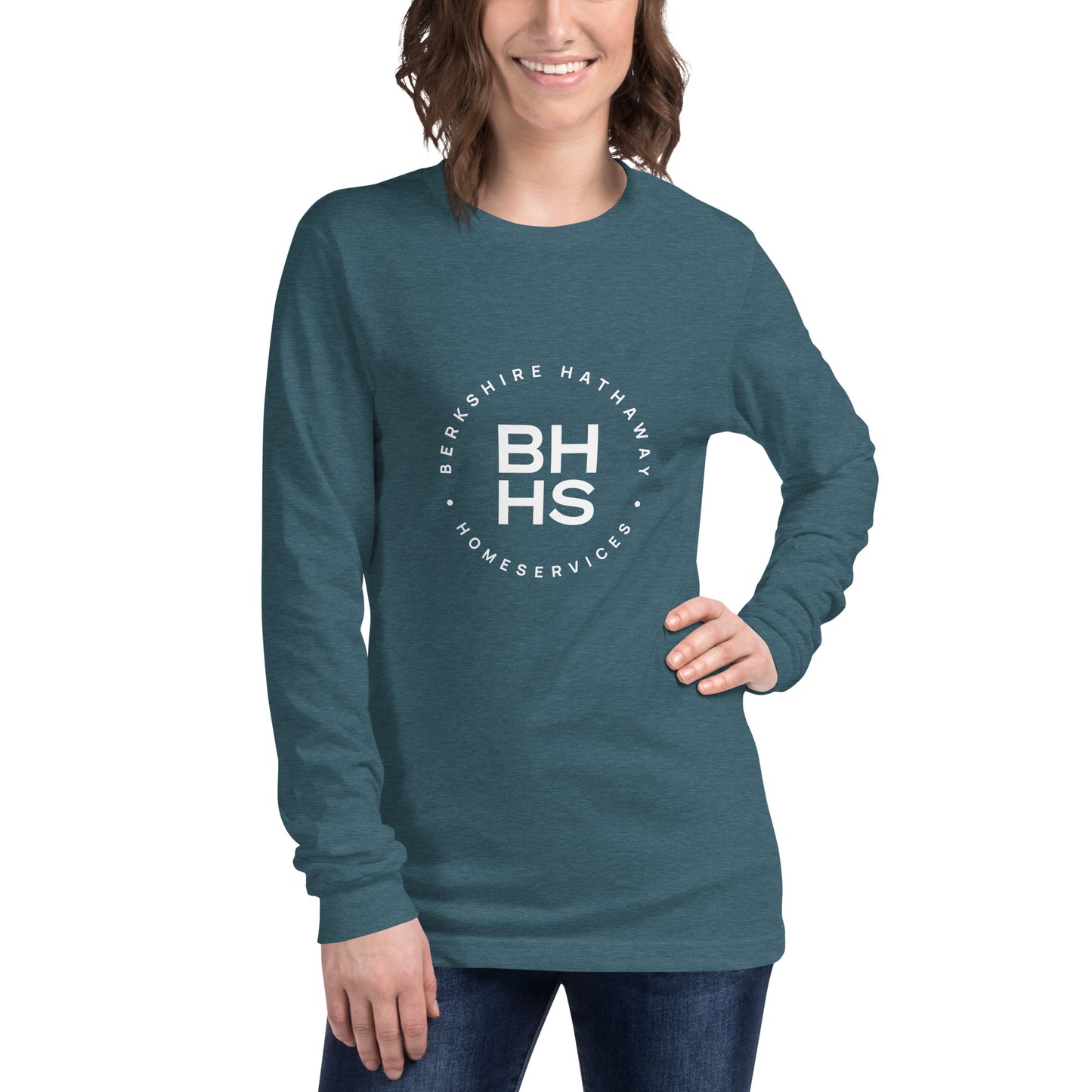 BHHS Unisex Long Sleeve Tee - White Logo