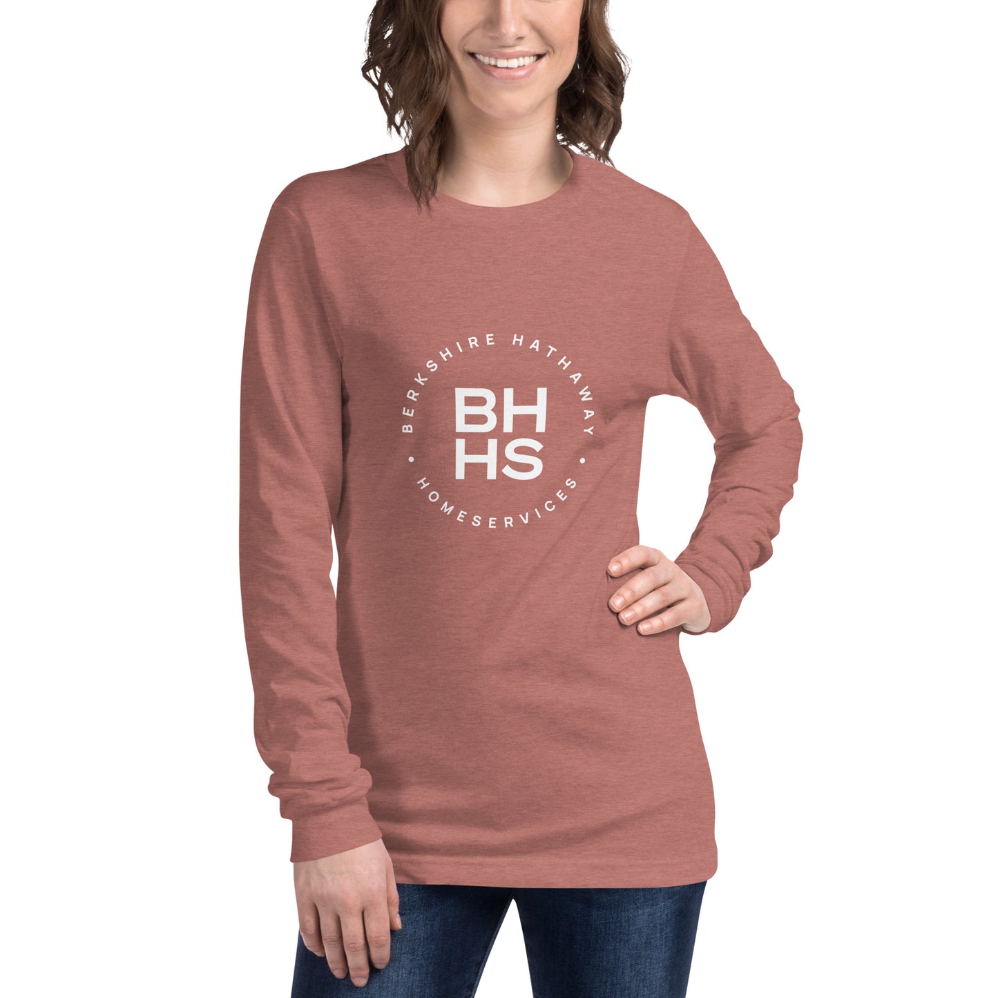 BHHS Unisex Long Sleeve Tee - White Logo