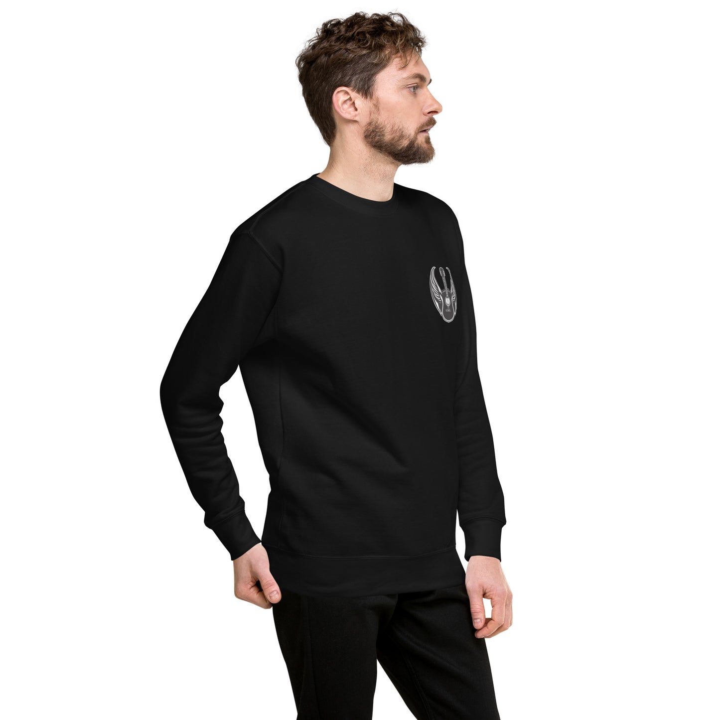 Guitar with Wings Unisex Premium Sweatshirt