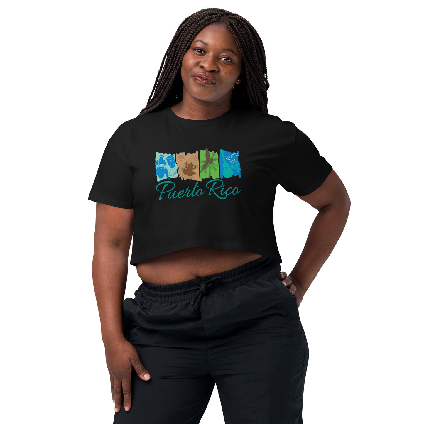 Puerto Rico Women’s crop top