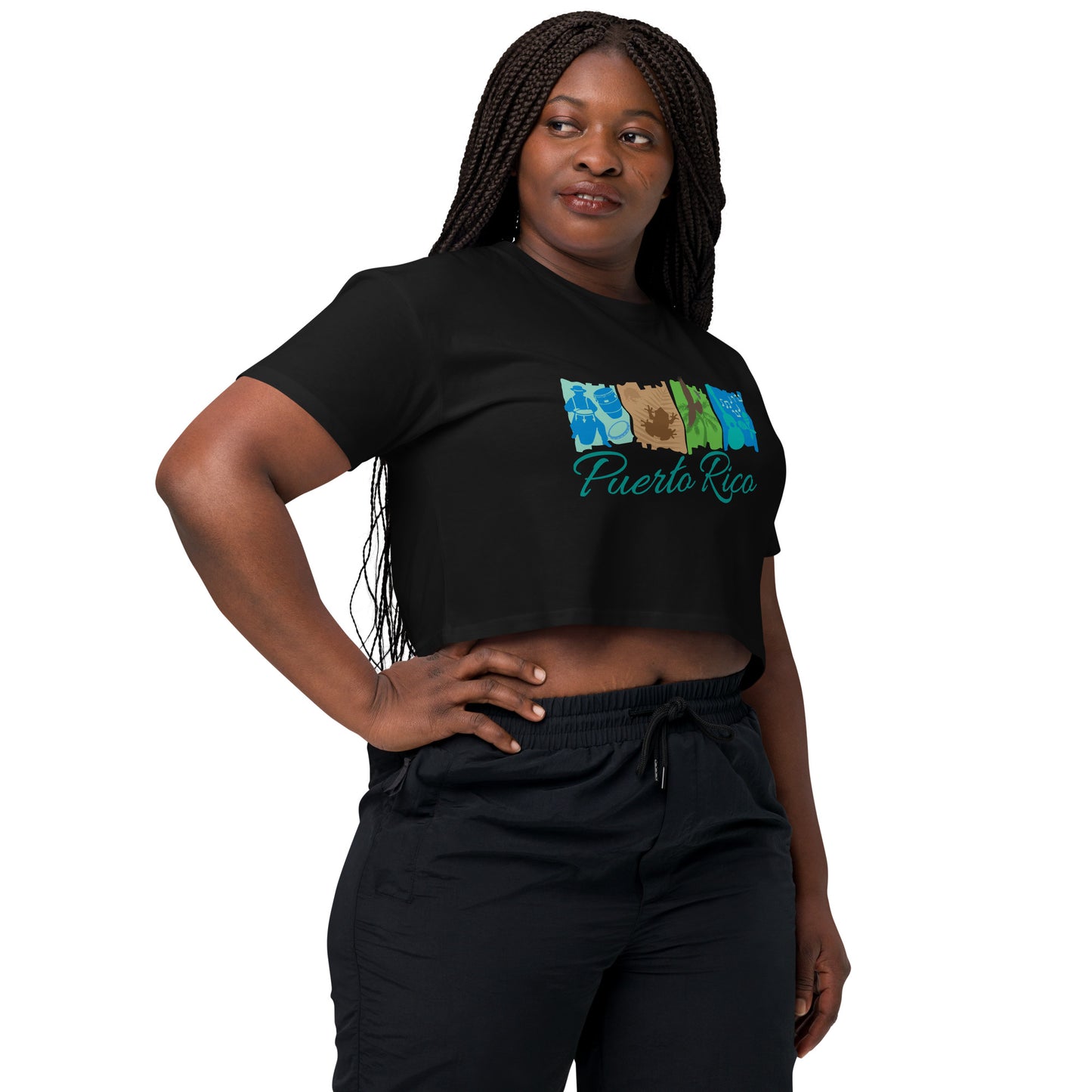 Puerto Rico Women’s crop top