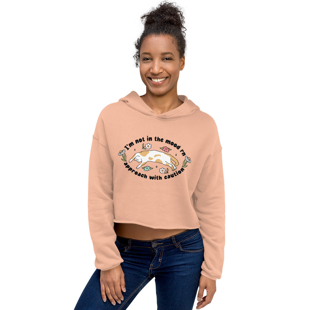 I'm not in the mood Crop Hoodie