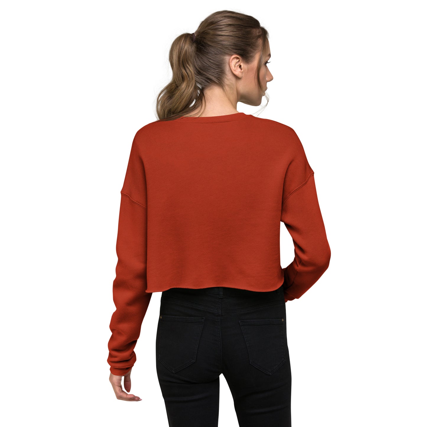 Rock Paper Scissors Razor Crop Sweatshirt