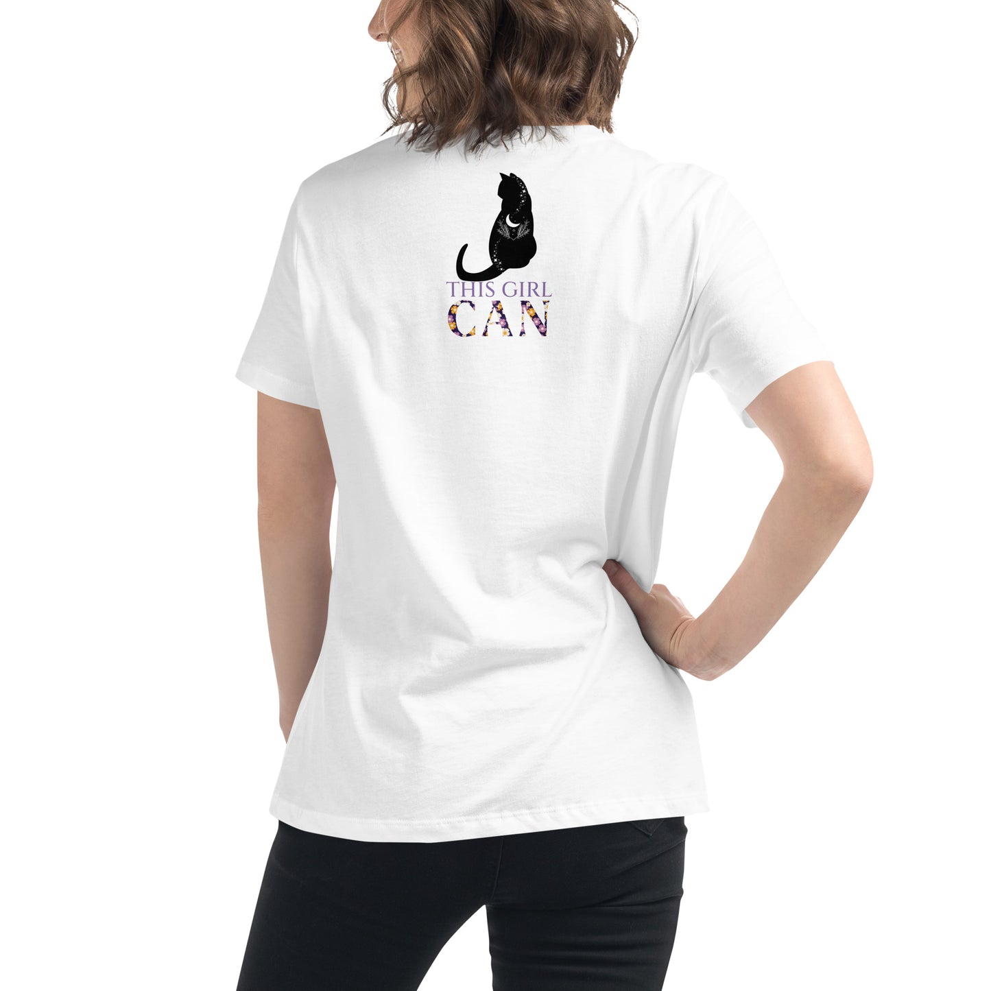 This Girl Can - Mystical Cat Women's Relaxed T-Shirt