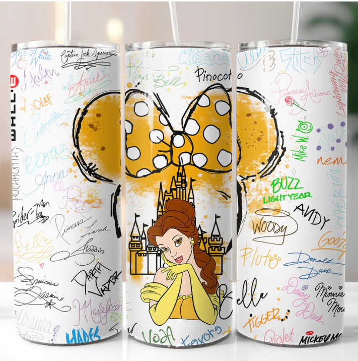 Belle Disney Princess Tumbler 20oz