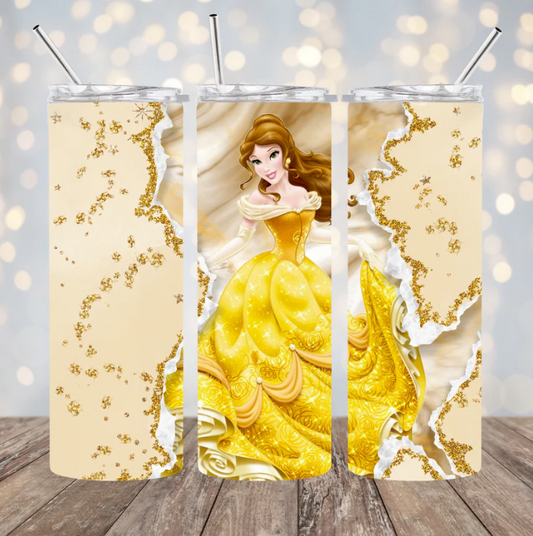 Belle Disney Princess Tumbler 20oz