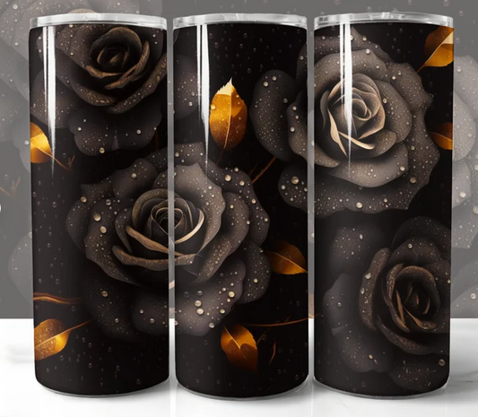 Black Roses Tumbler 20oz