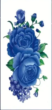 Blue Roses Tattoo