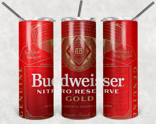 Bud Gold Tumbler 20oz