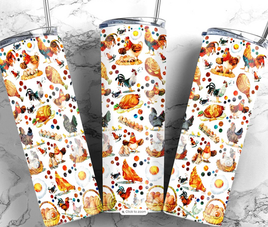 Chicken Cute Funny Tumbler 20oz