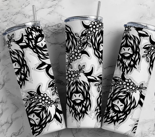 Highland Cows Tumbler 20oz