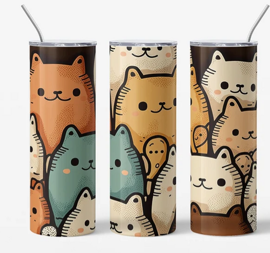 Cute Cats Tumbler 20oz