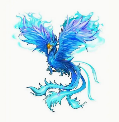 Beautiful Birds Feather Phoenix Wings Decal
