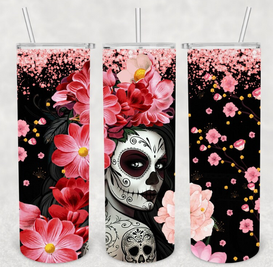Mexicana Dia de los Muertos / Day of the Dead Tumbler 20oz