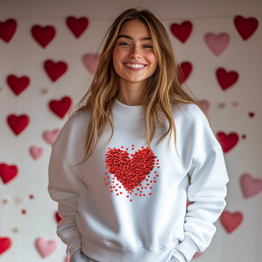 Tiny Little hearts makes a Big One - Unisex Premium Sweatshirt