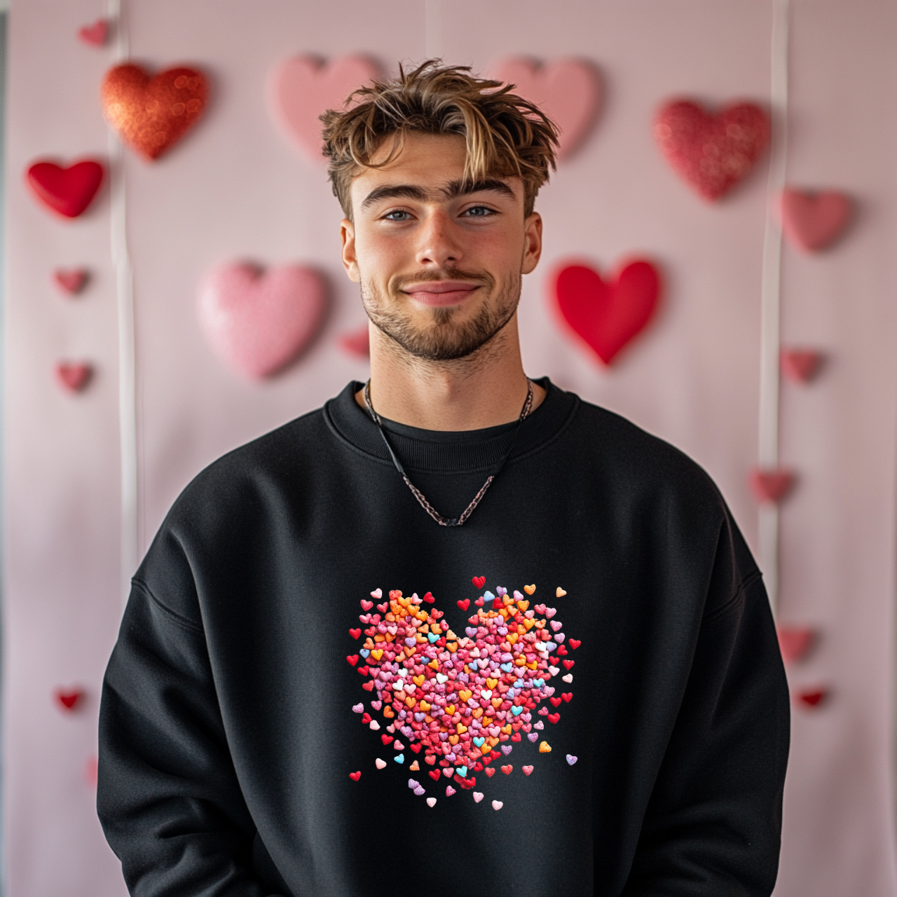 Colorful Tiny Hearts - Unisex Premium Sweatshirt