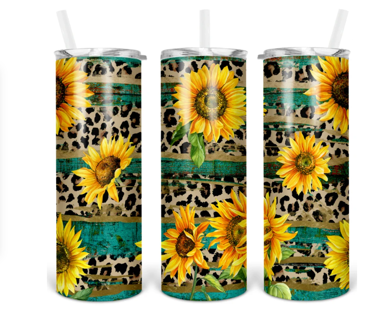 Rustic Sunflower Tumbler 20oz