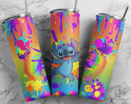 Stitch Splatter Tumbler 20oz