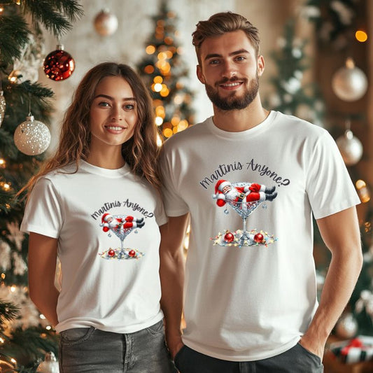 Martini's Anyone? Unisex Xmas Shirt