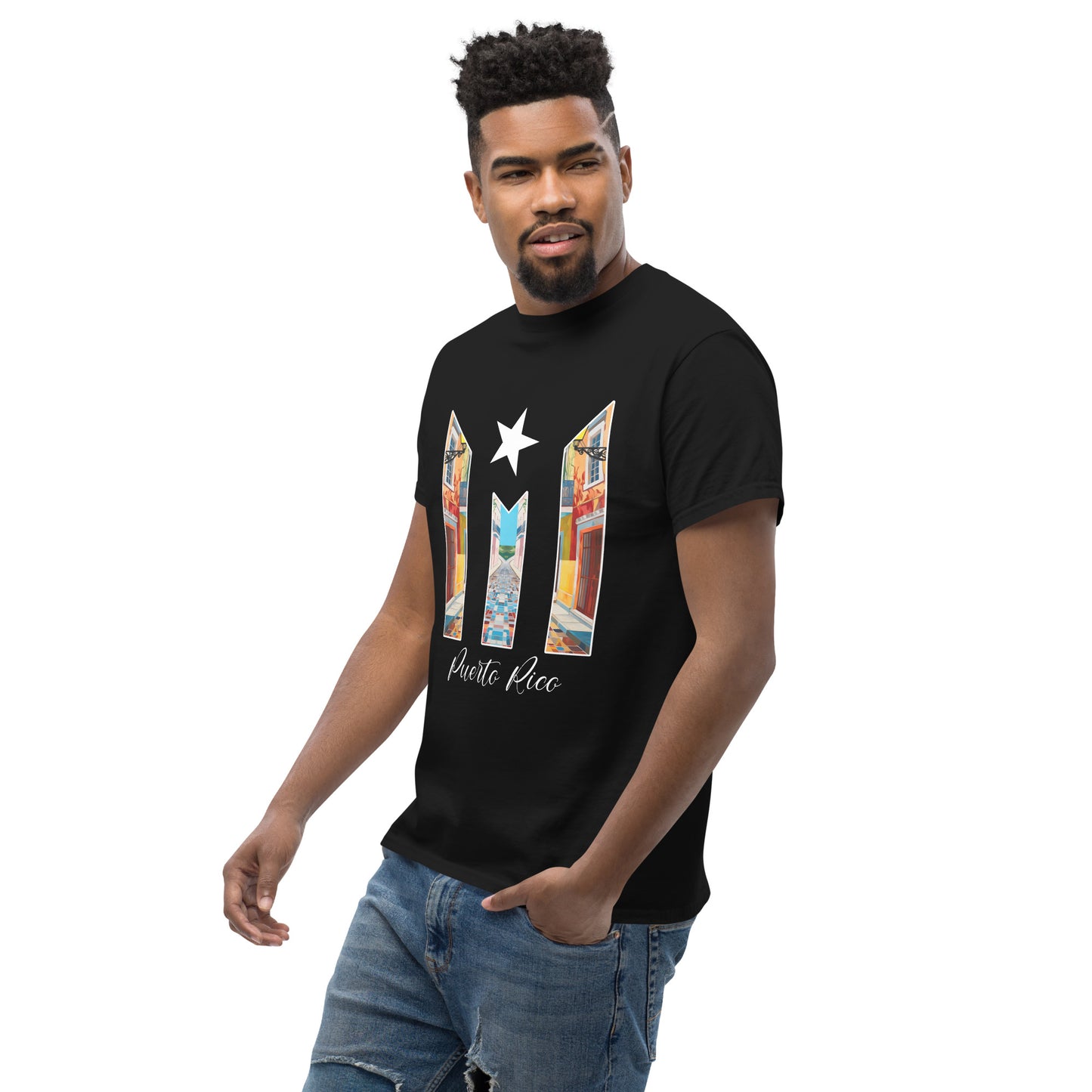 Puerto Rico Bandera Old San Juan Unisex classic tee