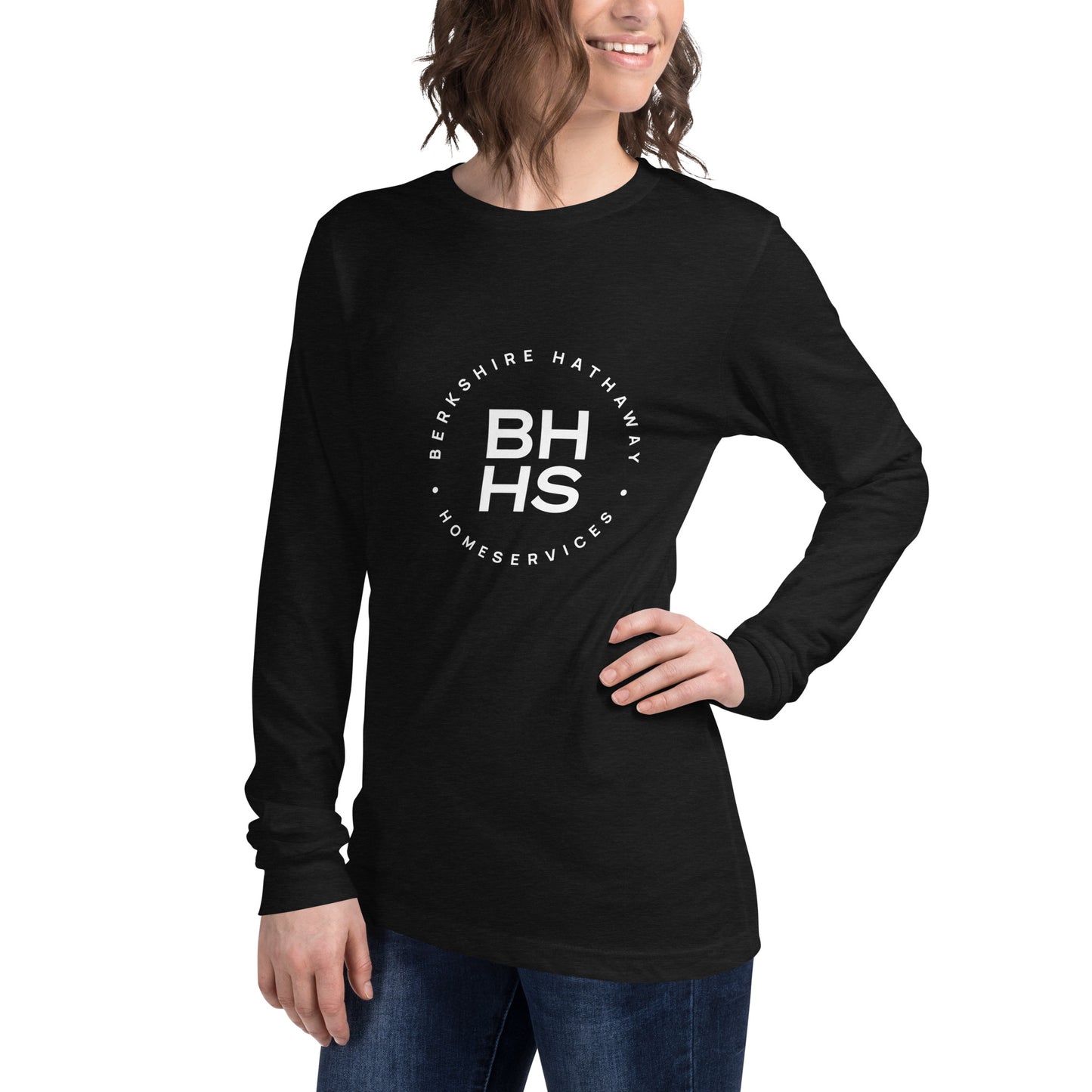 BHHS Unisex Long Sleeve Tee - White Logo