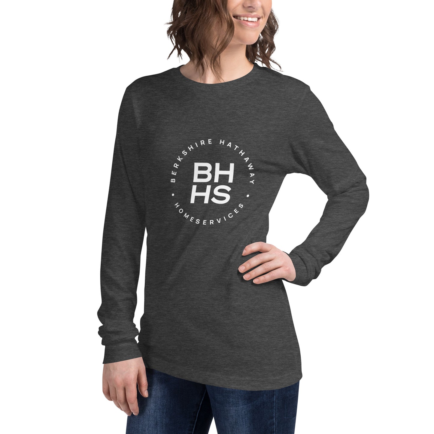BHHS Unisex Long Sleeve Tee - White Logo
