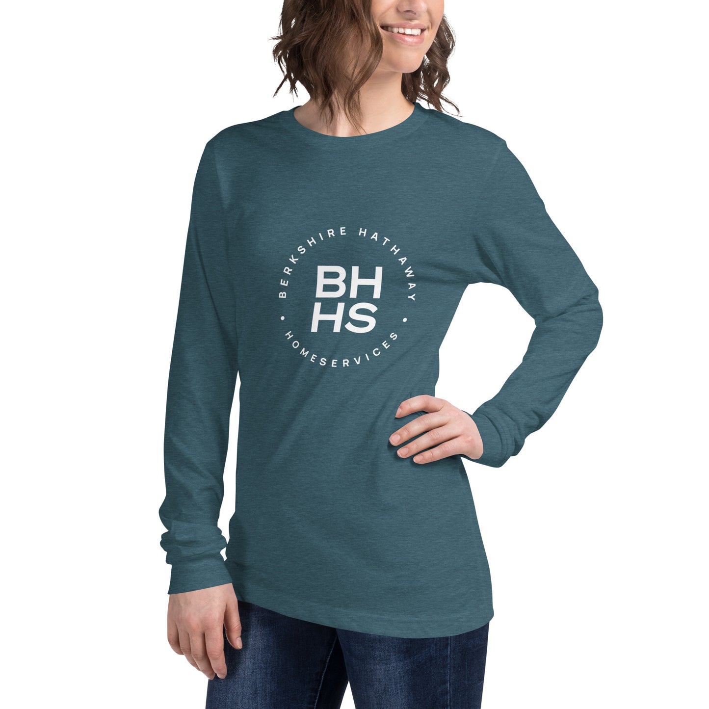BHHS Unisex Long Sleeve Tee - White Logo