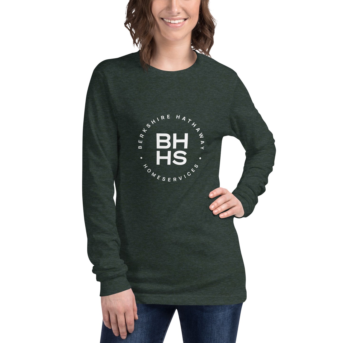 BHHS Unisex Long Sleeve Tee - White Logo