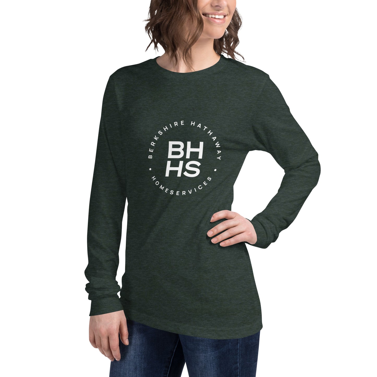 BHHS Unisex Long Sleeve Tee - White Logo