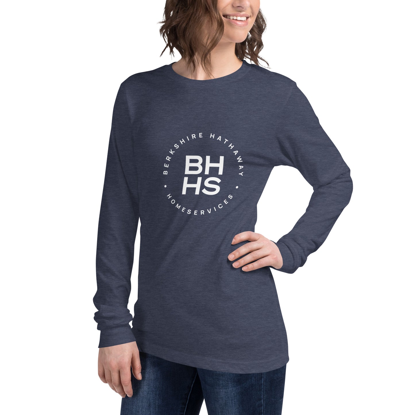 BHHS Unisex Long Sleeve Tee - White Logo
