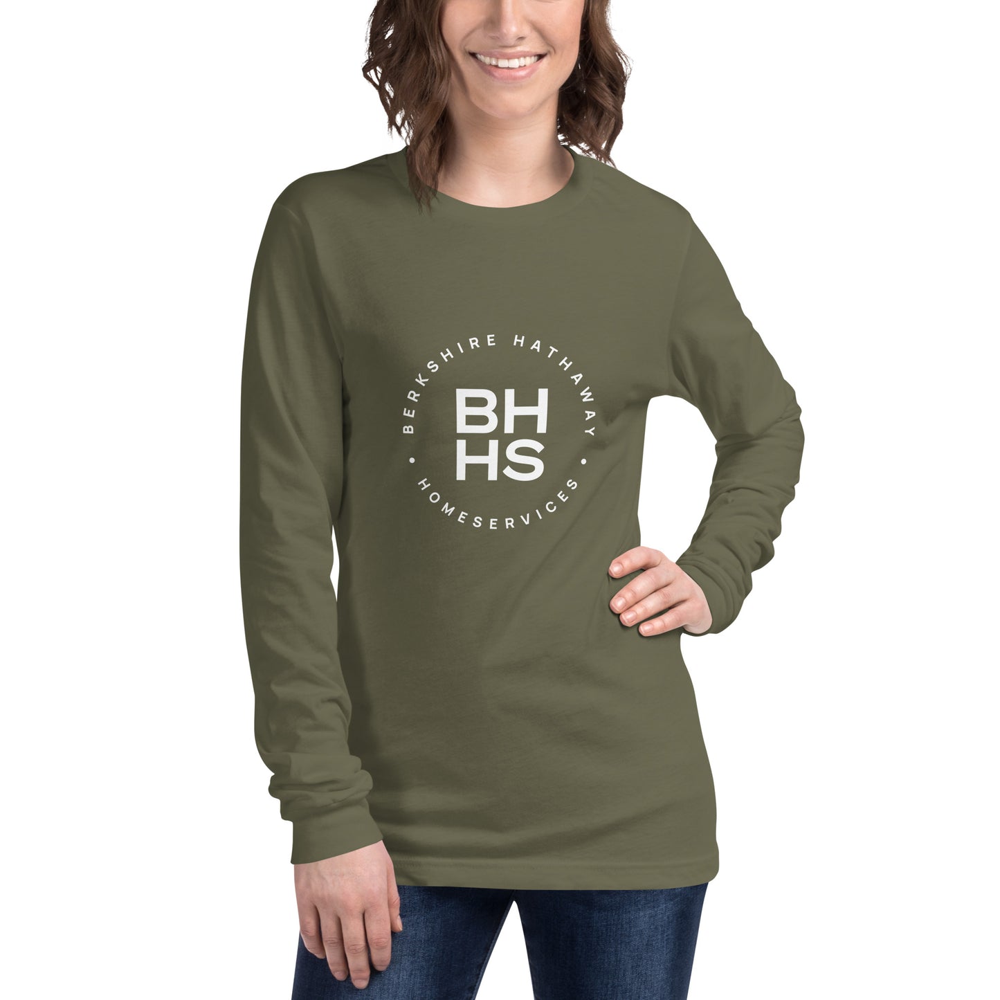 BHHS Unisex Long Sleeve Tee - White Logo