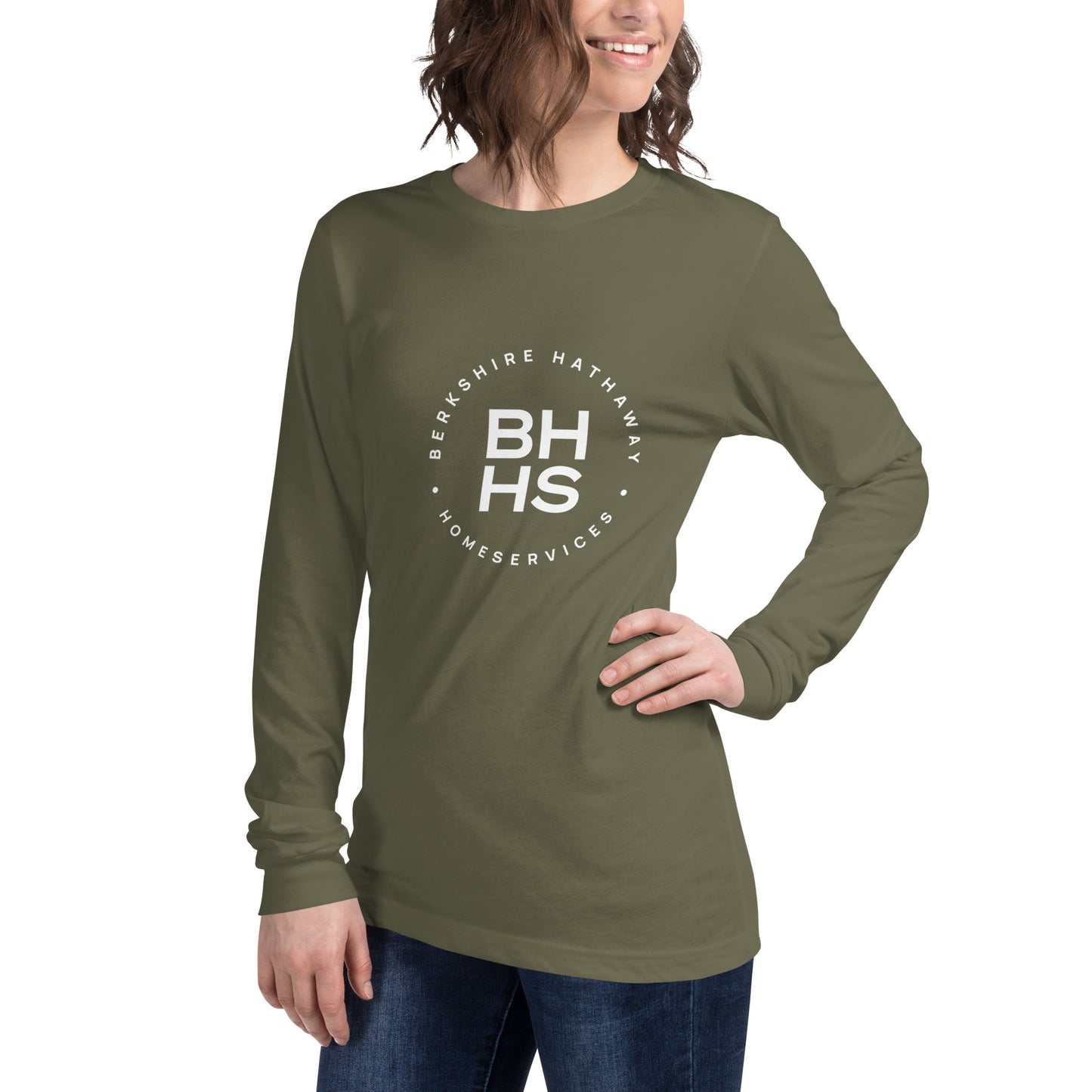 BHHS Unisex Long Sleeve Tee - White Logo