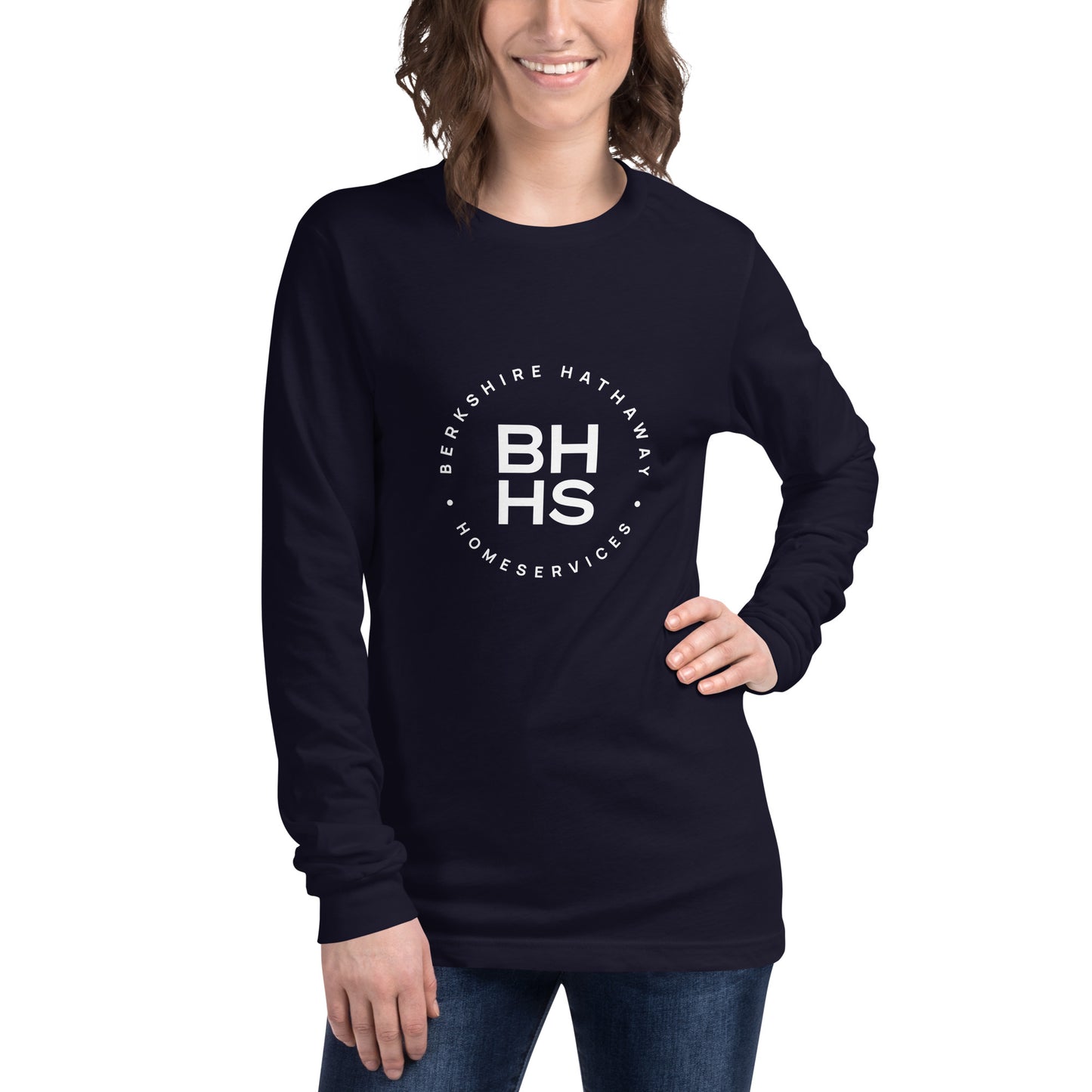 BHHS Unisex Long Sleeve Tee - White Logo