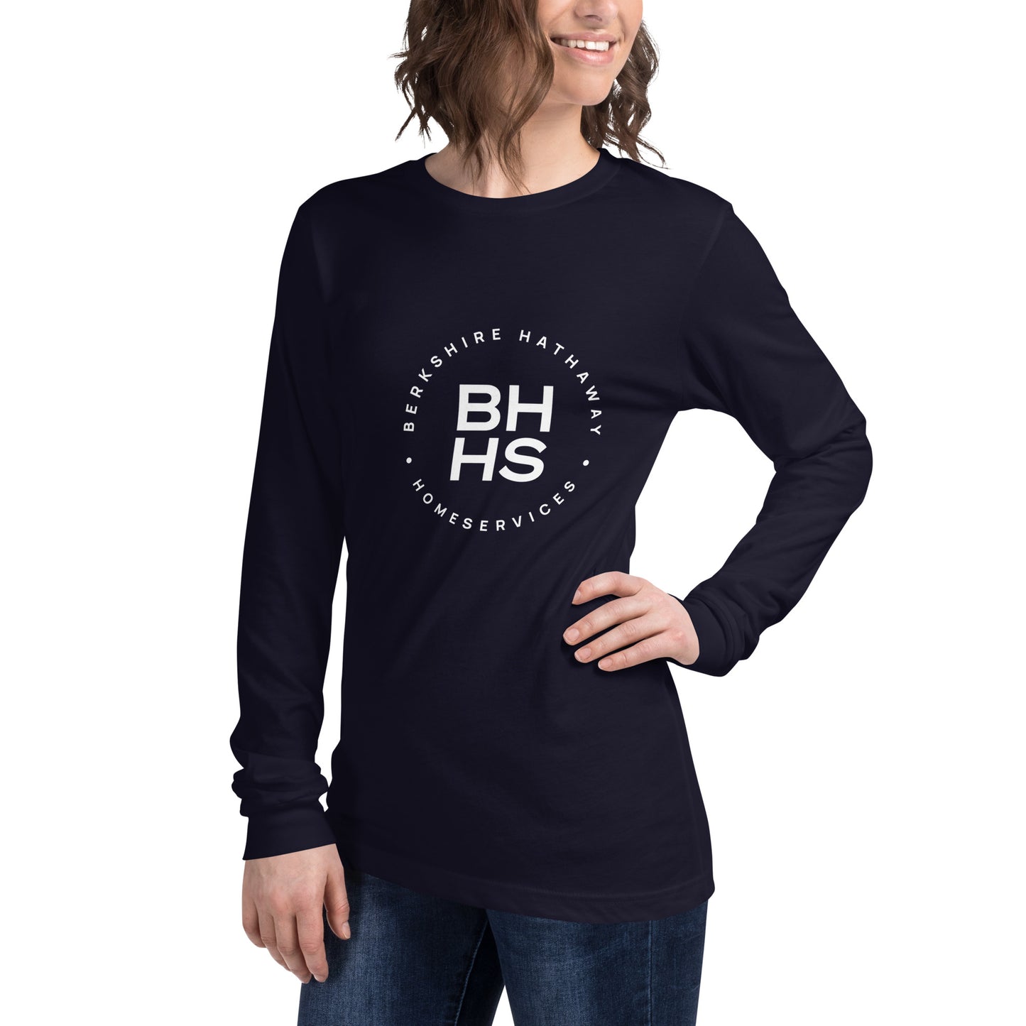BHHS Unisex Long Sleeve Tee - White Logo