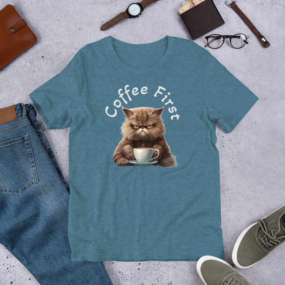 Coffee First Unisex t-shirt