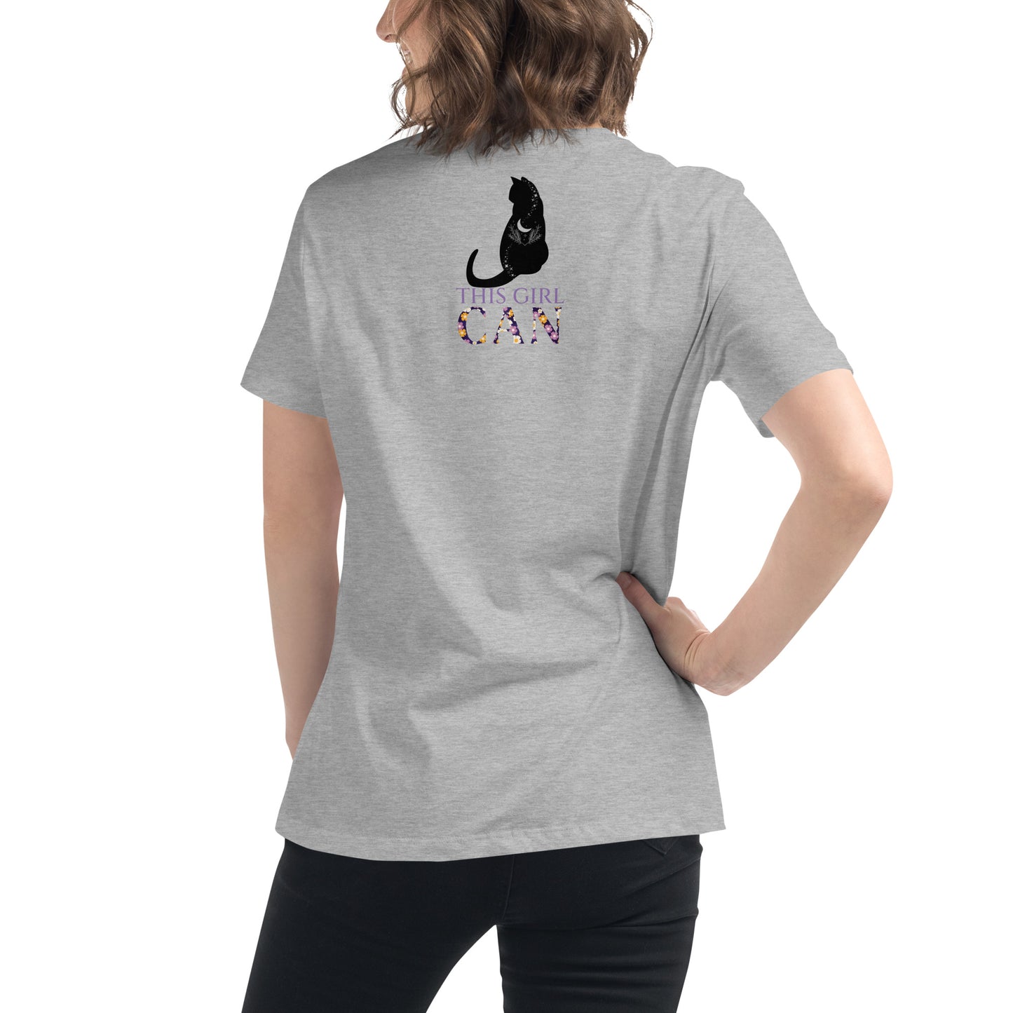 This Girl Can - Mystical Cat Women's Relaxed T-Shirt
