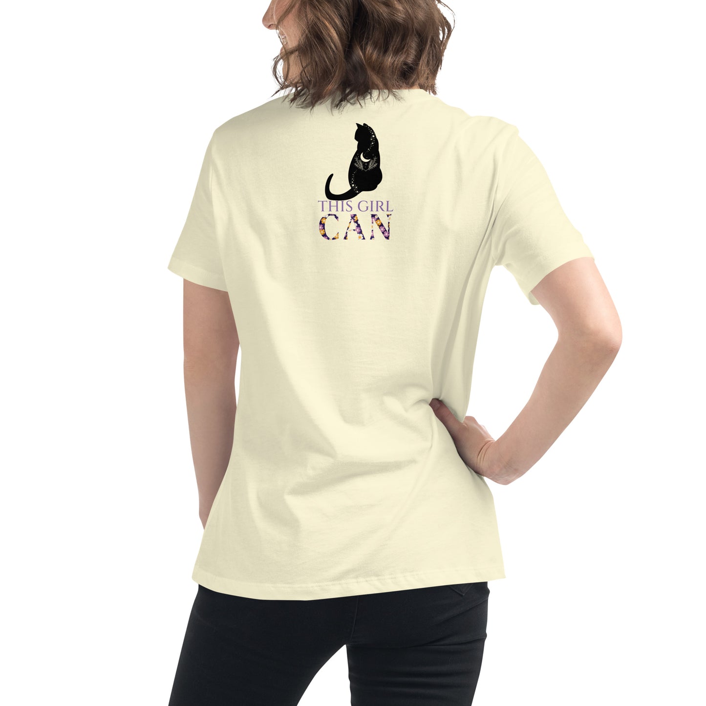 This Girl Can - Mystical Cat Women's Relaxed T-Shirt