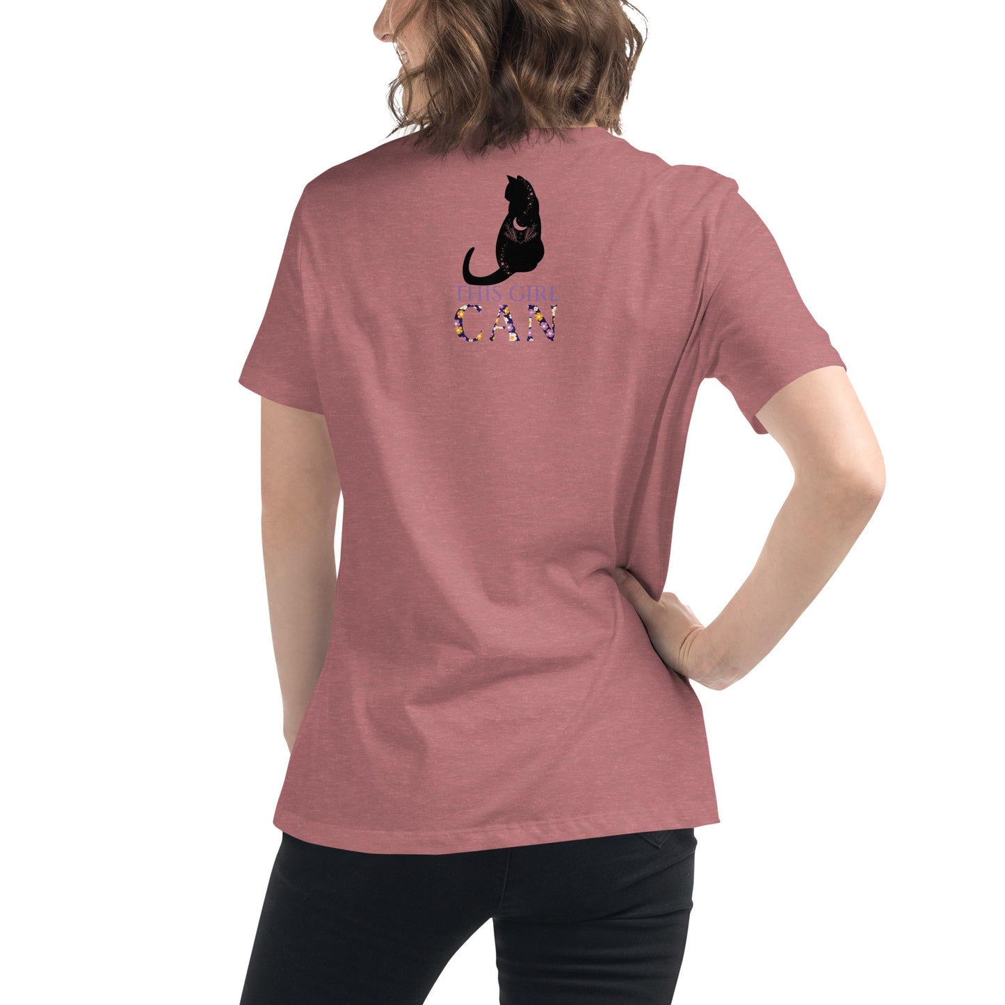 This Girl Can - Mystical Cat Women's Relaxed T-Shirt