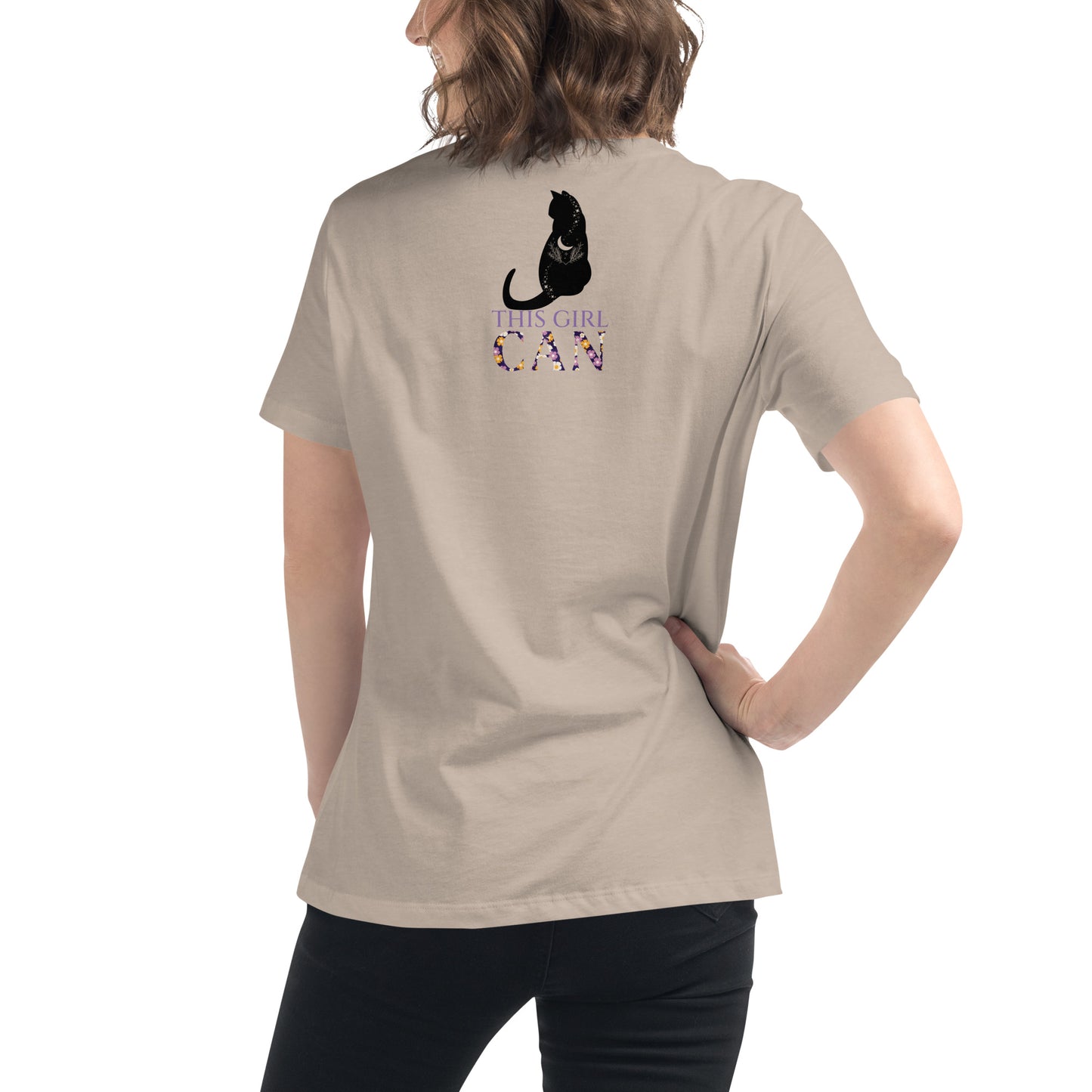 This Girl Can - Mystical Cat Women's Relaxed T-Shirt